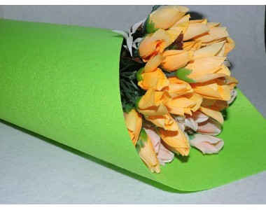 Фетр жесткий цв.ярко-зеленый 1мм (лист 41см * 49см)