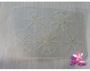 Шаблон для разметки лепестков (30,35 и 40 мм)