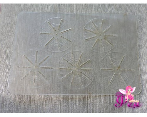 Шаблон для разметки лепестков (30,35 и 40 мм)