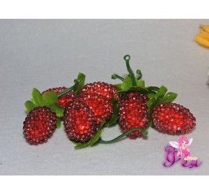 Ежевика засахаренная 26 мм, красная