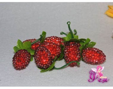 Ежевика засахаренная 26 мм, красная