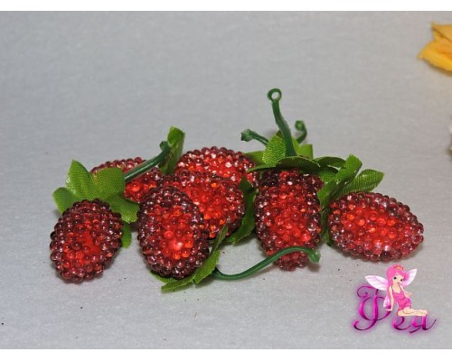 Ежевика засахаренная 26 мм, красная