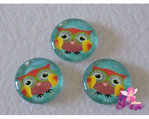 Эпоксидная фишка 25 мм, "Сова"