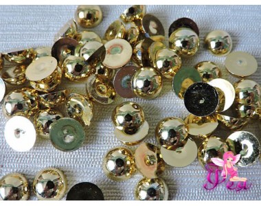 Полубусины "Миталлик" 10мм ( 10 шт), золото