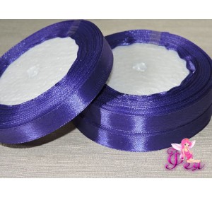 Атласная лента 12 мм, цв. сине-сиреневый - 1 м
