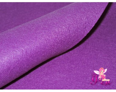 Фетр мягкий 20*30 см толщина 1 мм, цв. фиолетовый № 007 - 1 лист
