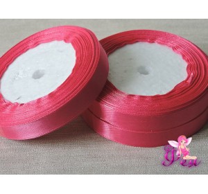 Атласная лента 12 мм, цв.  малиновый - 1 м