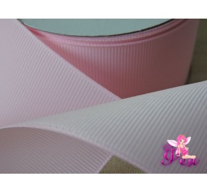 Репсовая лента 40 мм, цв.  светло-розовый - 1м