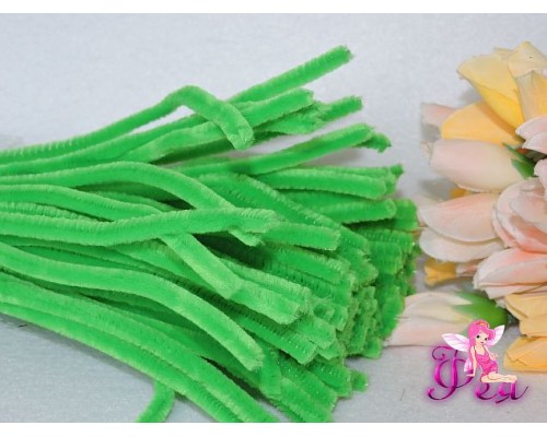 Проволока синельная, цв. салатовый 1 шт
