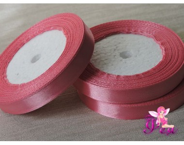 Атласная лента 12 мм, цв. пепельно-розовый - 1 м