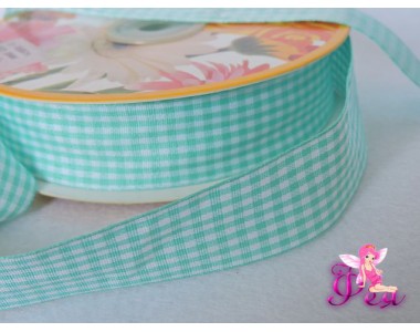 Лента шотландка 25 мм, premium, цв. №20