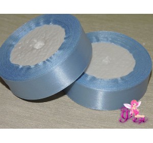 Атласная лента 25 мм, цв. серо-голубой - 1 м