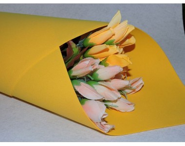 Фоамиран китайский 1мм , желтого цвета