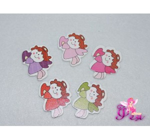 Деревянные фигурки для декора"Ангелочек",3-6см (Скрапбукинга) 