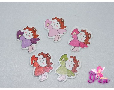 Деревянные фигурки для декора"Ангелочек",3-6см (Скрапбукинга)