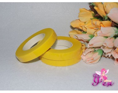 Тейп-лента 12мм* 27 м в бобине, цв. лимонный