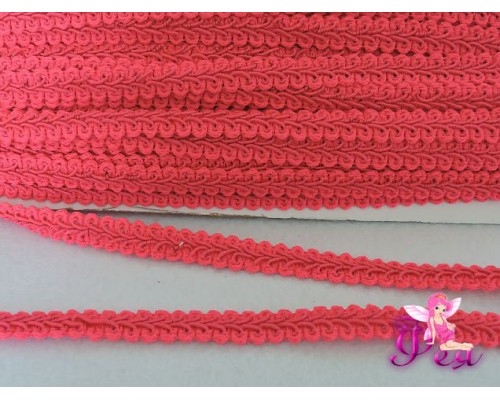 Тесьма "Шанель" 10 мм, цв. ярко-розовый №337