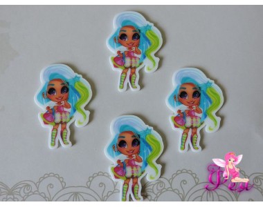 Кабошон-вырубка "Хэрдораблс " 42*29 мм, модница  -1 шт