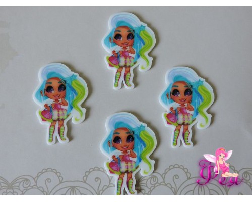 Кабошон-вырубка "Хэрдораблс " 42*29 мм, модница  -1 шт