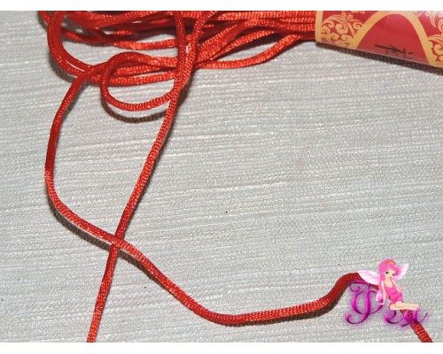 Шнур для браслетов "Красная нить" 1,5 мм - 1 м