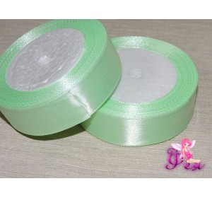 Атласная лента 25 мм, цв. светлая мята - 1 м