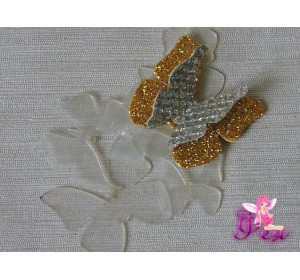 Набор шаблонов "Бабочка двойная "В комплекте 6 детали