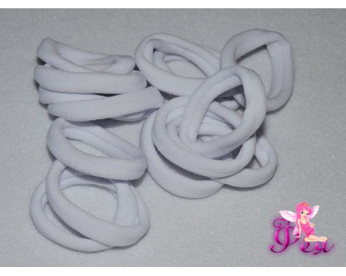 Бесшовные резинки 4 см, белые - 1шт.