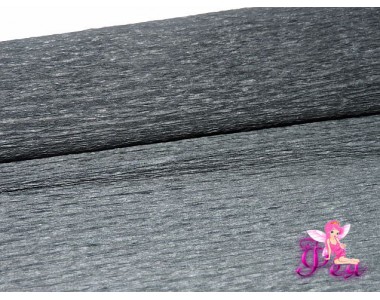 Бумага гофрированная 50 см, черный