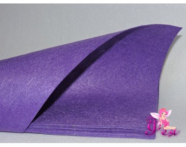 Фетр жесткий 1мм (формата А4), цв. фиолетовый