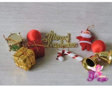 Набор новогодних украшений 10 шт