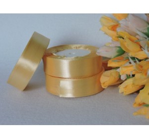 Атласная лента 25 мм, кремового цвета