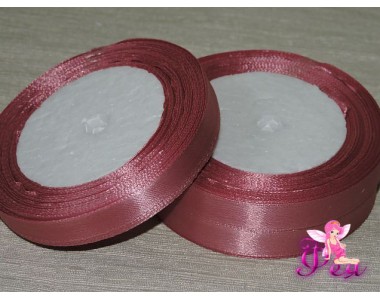 Атласная лента 12 мм, цв. пепельно-розовый - 1 м