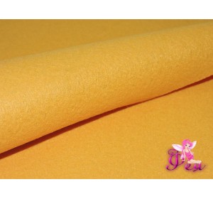 Фетр мягкий 20*30 см толщина 1 мм, цв.  темно-желтый № 07 - 1 лист
