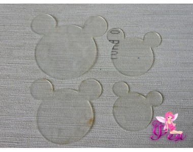 Набор шаблонов "Микки"В комплекте 4 детали