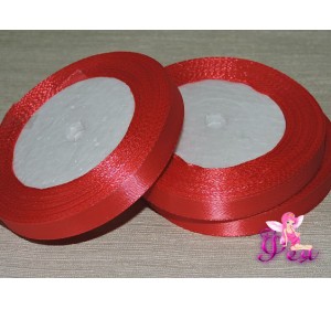 Атласная лента 12 мм, цв. каралловый - 1 м