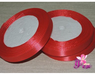 Атласная лента 12 мм, цв. каралловый - 1 м