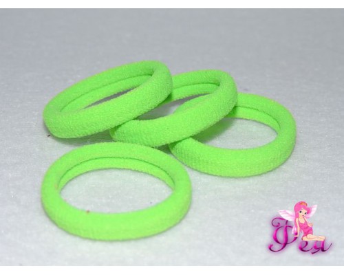 Резинки для волос  3см, цв. салатовый