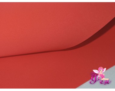 Шелковый фоамиран, толщина 1 мм, цв. красный