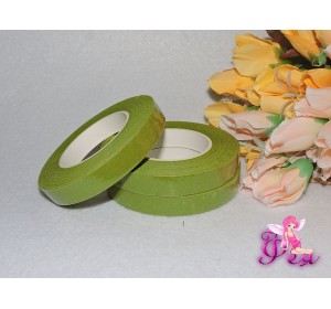 Тейп-лента 12 мм, цв. светло зеленый