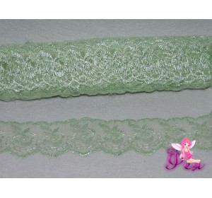 Кружево  45мм, цв. мятный