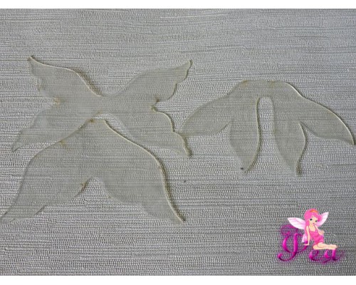 Набор шаблонов для "Хвостики русалочки" в комплекте  3 детали