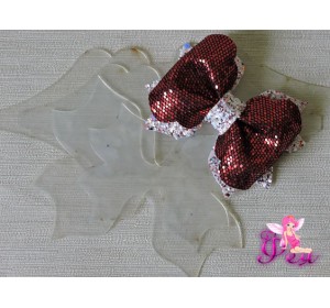 Набор шаблонов "Бантик  со складкой   "В комплекте 4 детали