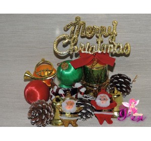 Набор новогодних украшений 18 шт 