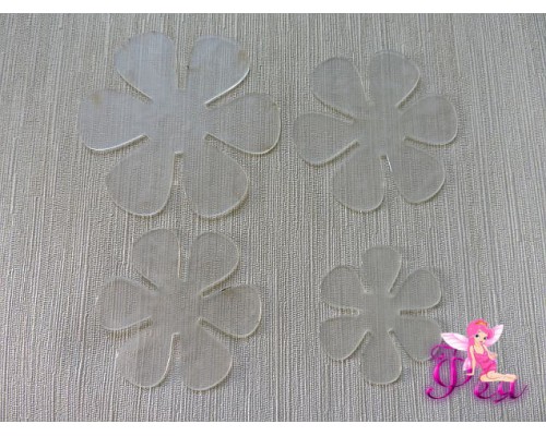 Набор шаблонов "Цветочки №1 "В комплекте 4 детали