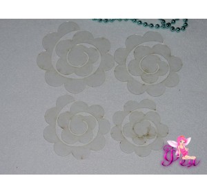 Набор шаблонов "Цветочки", 4 детали