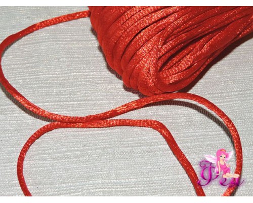 Шнур для браслетов "Красная нить" 2 мм - 1 м