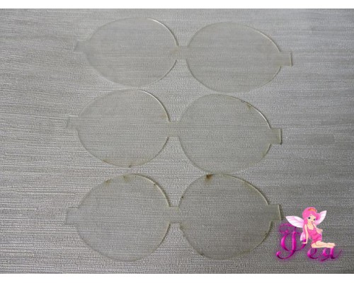 Набор шаблонов "Круглый бант"В комплекте 3 детали