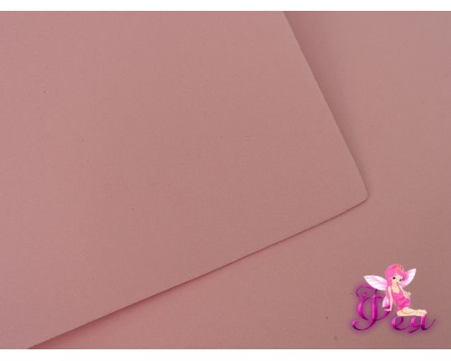 Фоамиран  толщина 2мм, цв.  нежно-розовый № 01