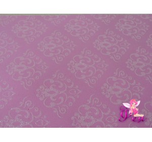 Фоамиран декоративный 2 мм (20*30 см), узор (розовый) -1 лист