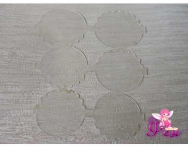 Набор шаблонов "Ажурный круглый бант" в комплекте 3 детали